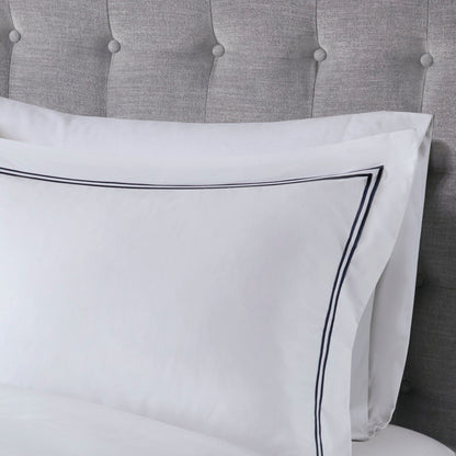 Parure de lit Madison Park Signature 500 fils au pouce carré, 100 % satin de coton brodé, collection de luxe