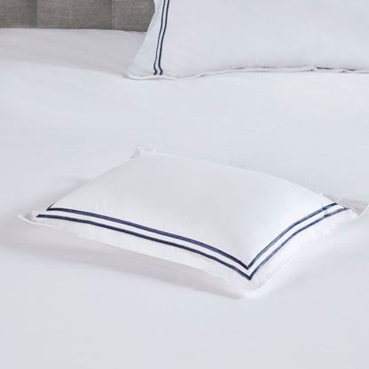 Parure de lit Madison Park Signature 500 fils au pouce carré, 100 % satin de coton brodé, collection de luxe