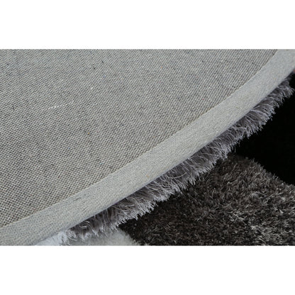Tapis à poils longs Mateos au design abstrait