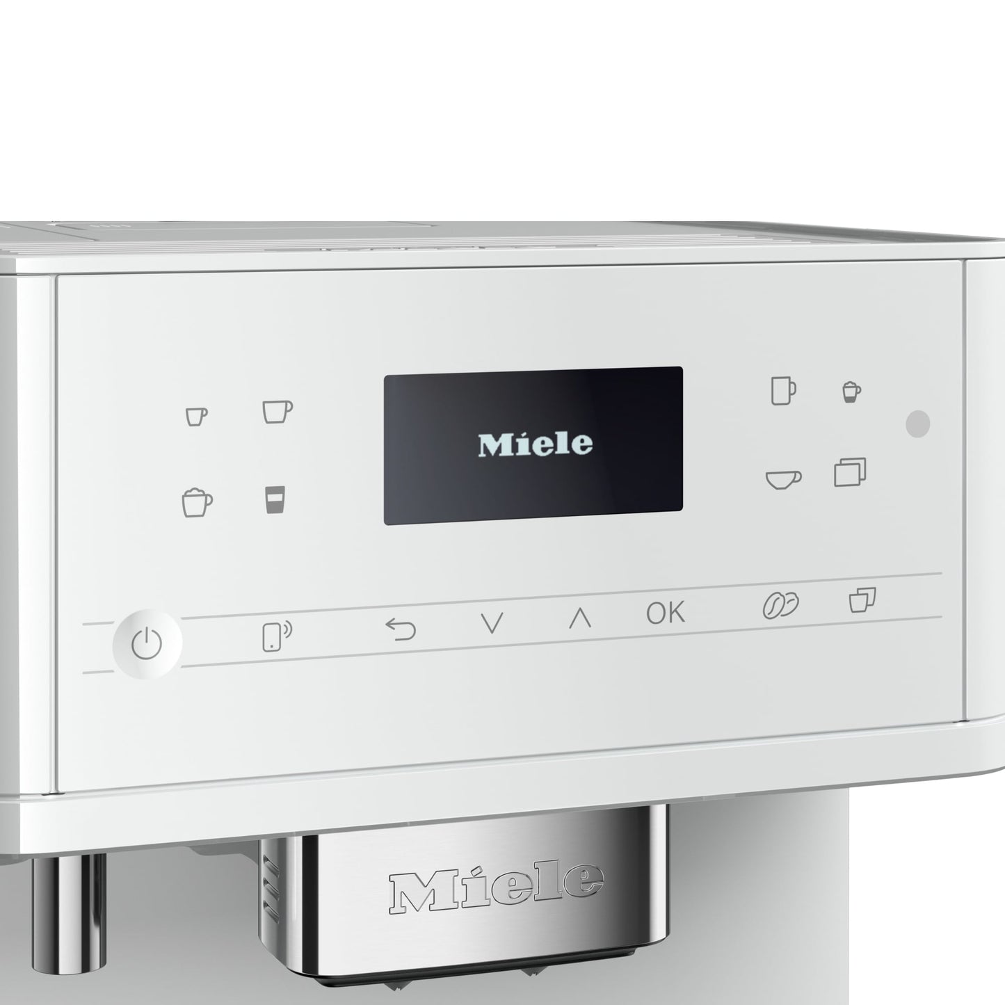 Machine à café de comptoir Miele CM 6160 MilkPerfection - Blanc Lotus