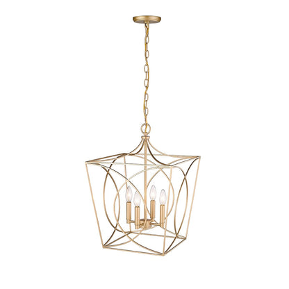 Luminaire suspendu Millennium Lighting Tracy à 4 lumières, disponible en plusieurs finitions