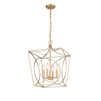 Luminaire suspendu Millennium Lighting Tracy à 4 lumières, disponible en plusieurs finitions