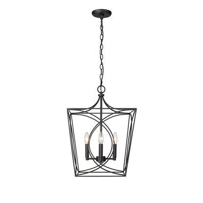Luminaire suspendu Millennium Lighting Tracy à 4 lumières, disponible en plusieurs finitions