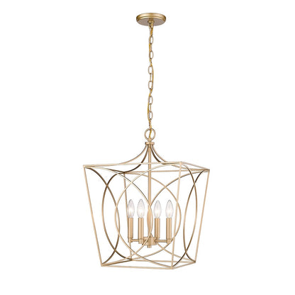 Luminaire suspendu Millennium Lighting Tracy à 4 lumières, disponible en plusieurs finitions