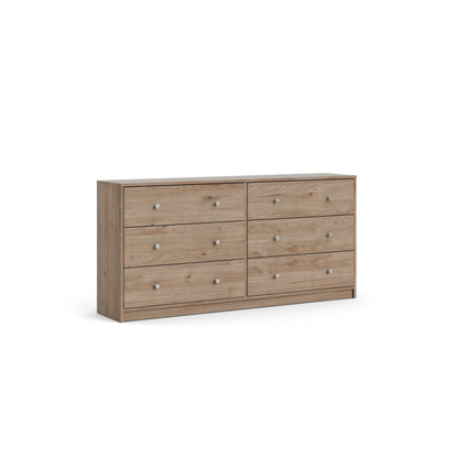 Porch &amp; Den Zoe Commode double à 6 tiroirs
