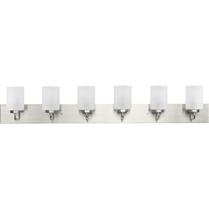 Luminaire de vanité large à 6 lampes Merry 6 lumières Progress Lighting P300421