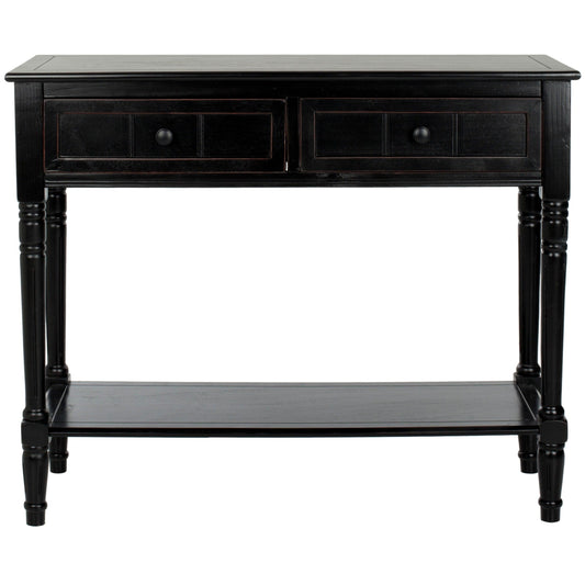 Console 2 tiroirs Camilla grise SAFAVIEH - 35,8 x 13,8 x 29,5 - 36 L x 14 P x 30 H