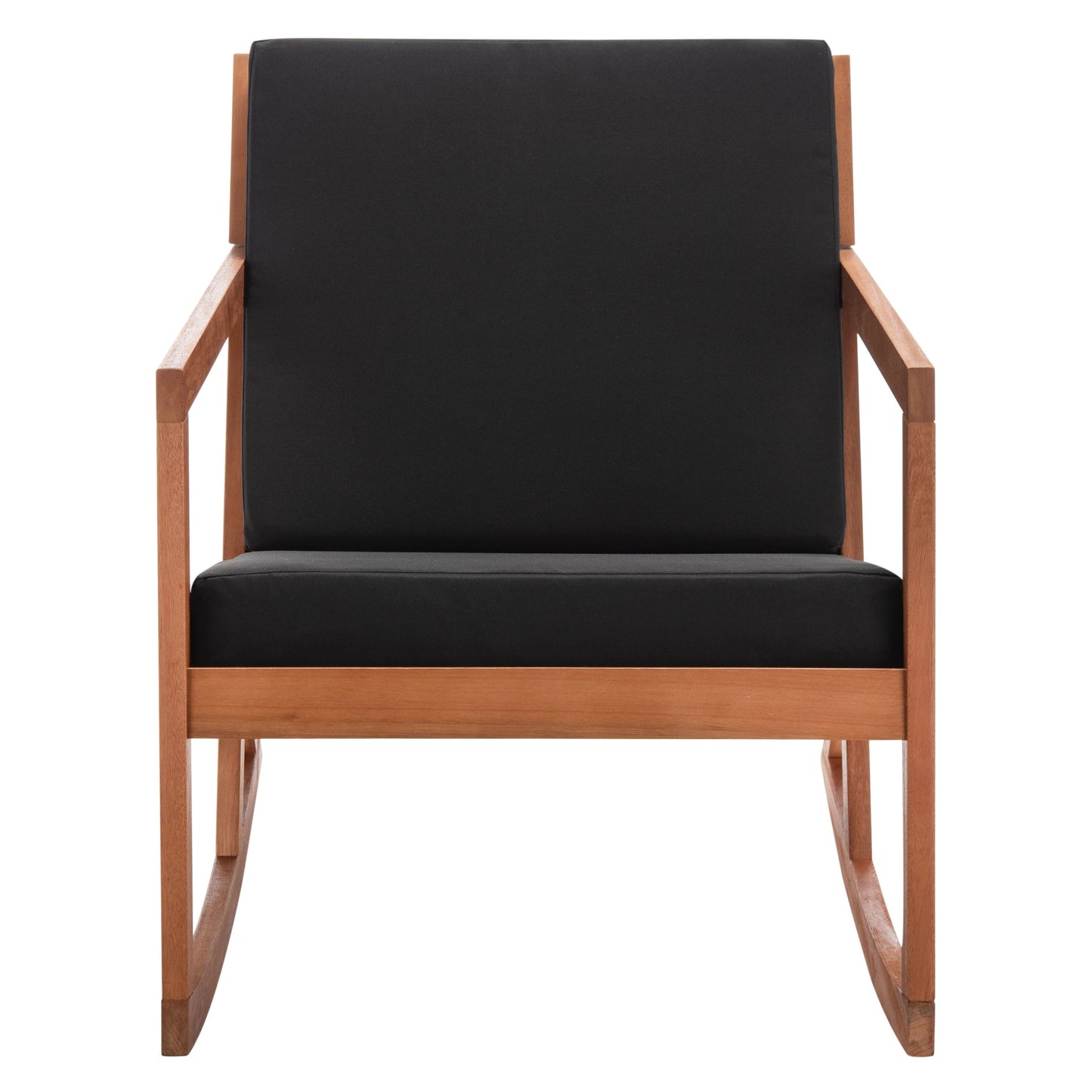 Chaise à bascule d'extérieur Makaila de SAFAVIEH avec coussin - 26 L x 31 P x 38 H