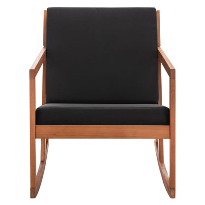 Chaise à bascule d'extérieur Makaila de SAFAVIEH avec coussin - 26 L x 31 P x 38 H