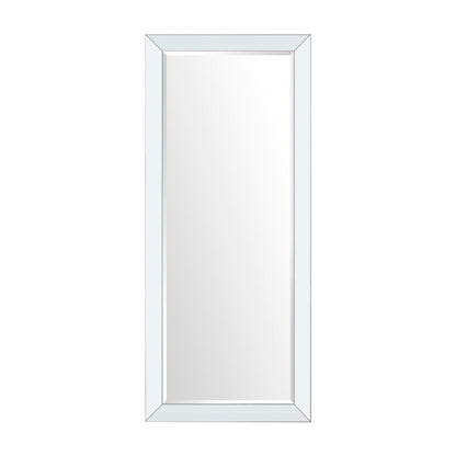 Grand miroir perlé pleine longueur - Miroir surdimensionné sur toute la longueur, sur pied ou à fixer au mur